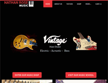 Tablet Screenshot of nathanrosemusic.com